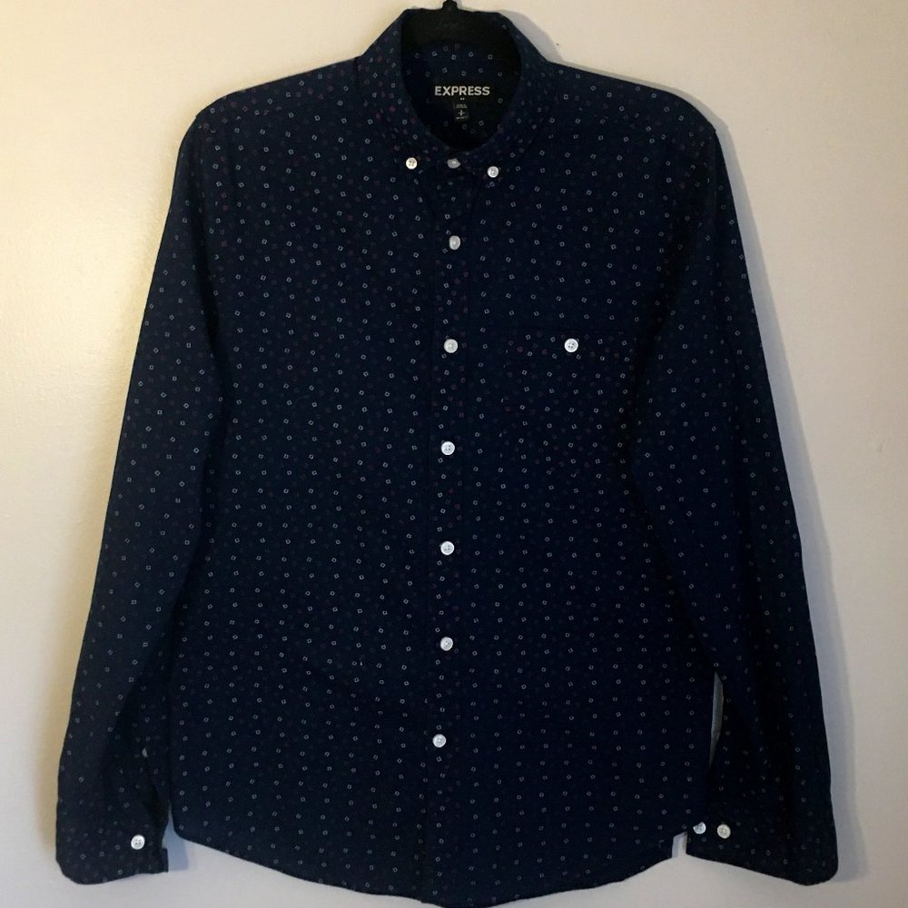 Express Button Down Shirt -Small 14-14 1/2